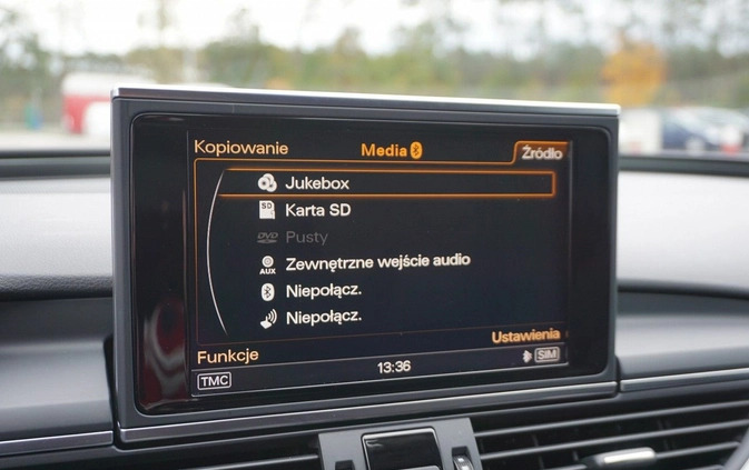 Audi A6 cena 64999 przebieg: 200000, rok produkcji 2014 z Tuczno małe 497